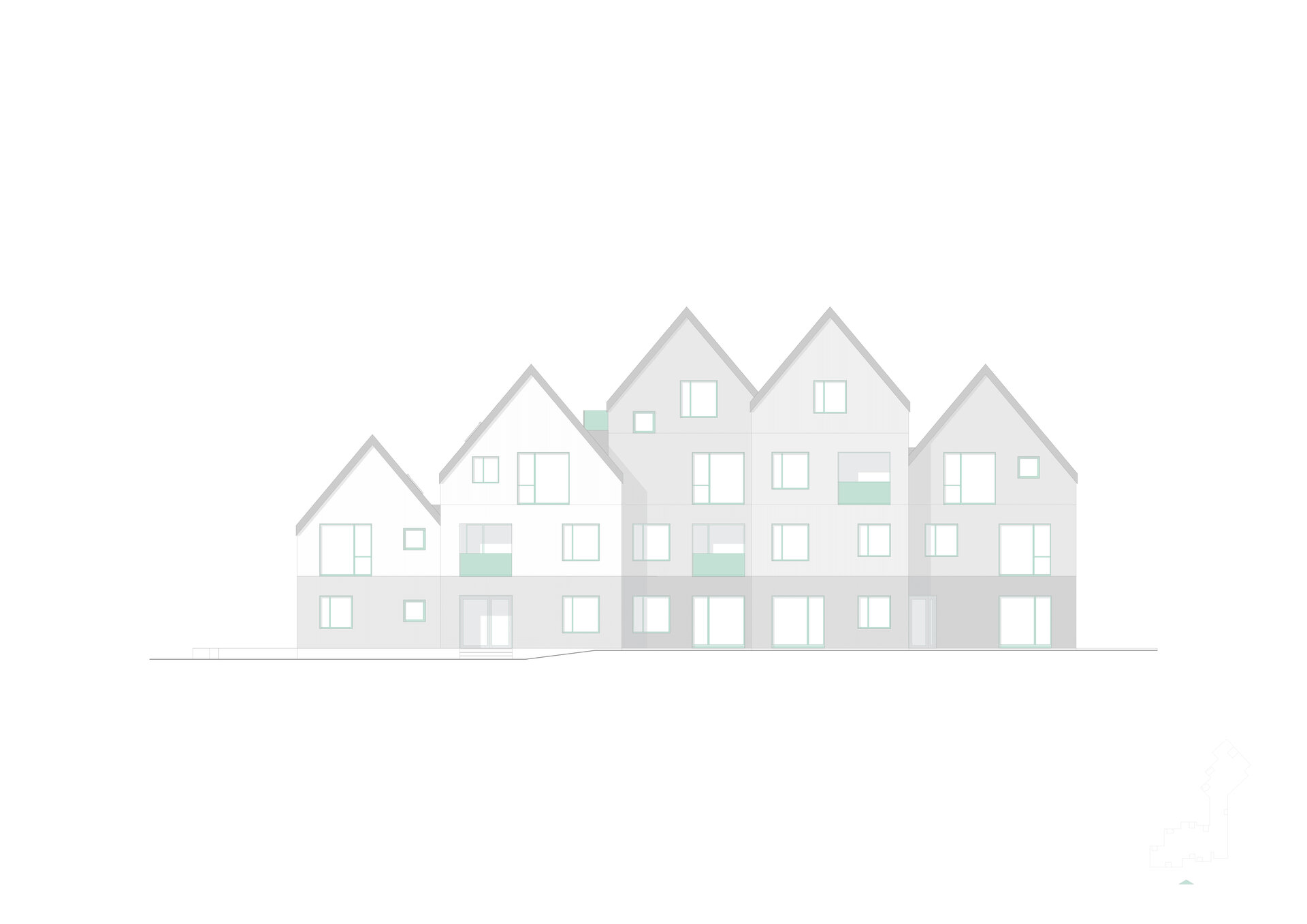 Facade elevation study